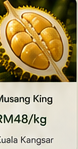 Musang King Fresh Raub